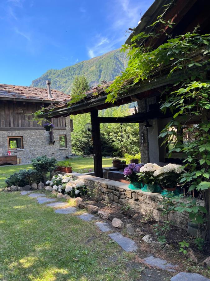 Chalet Blanc "Le Flocon" Courmayeur Exterior foto